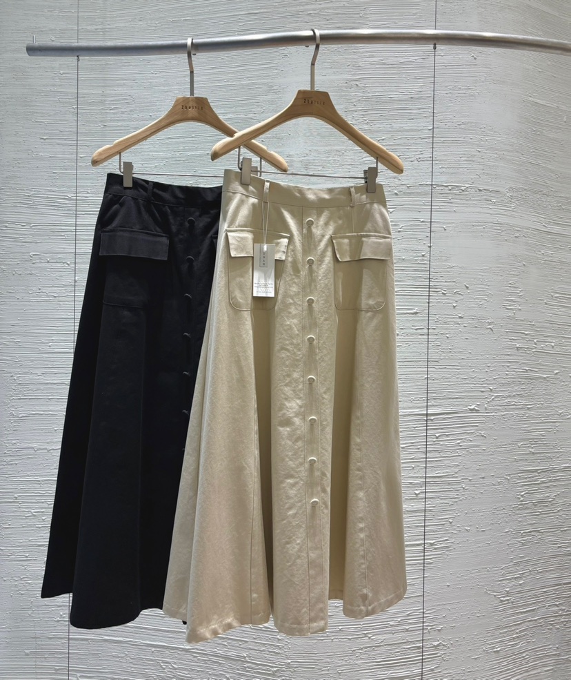 2BOTTLE東大門代購女裝新品人氣職業推薦熱賣休閑25春夏長裙2BOTTLE長裙
