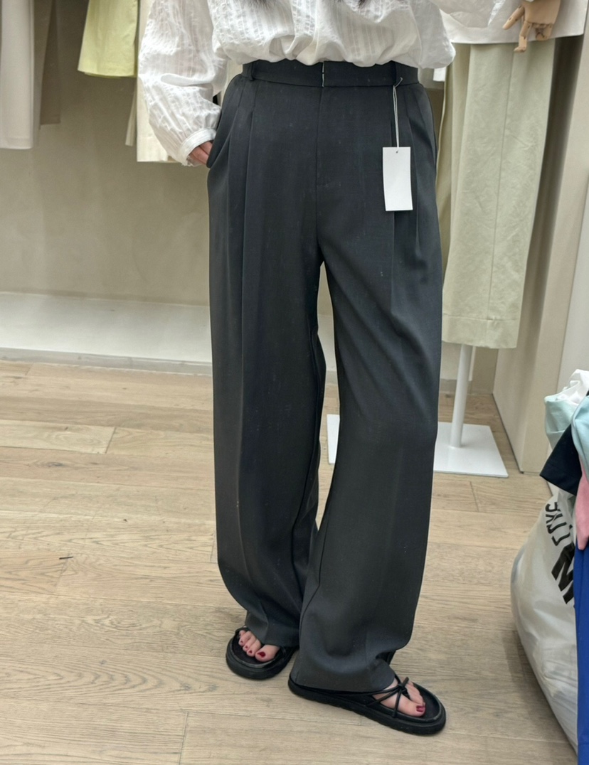 NOTHING韓國直郵東大門實拍女裝新品休閑人氣職業正裝褲西褲NOTHING正裝褲/西褲圖色2