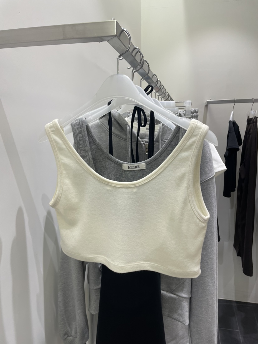 ESCHER韓國直郵東大門代購女裝新品時尚熱賣25春夏吊帶背心ESCHER吊帶/背心