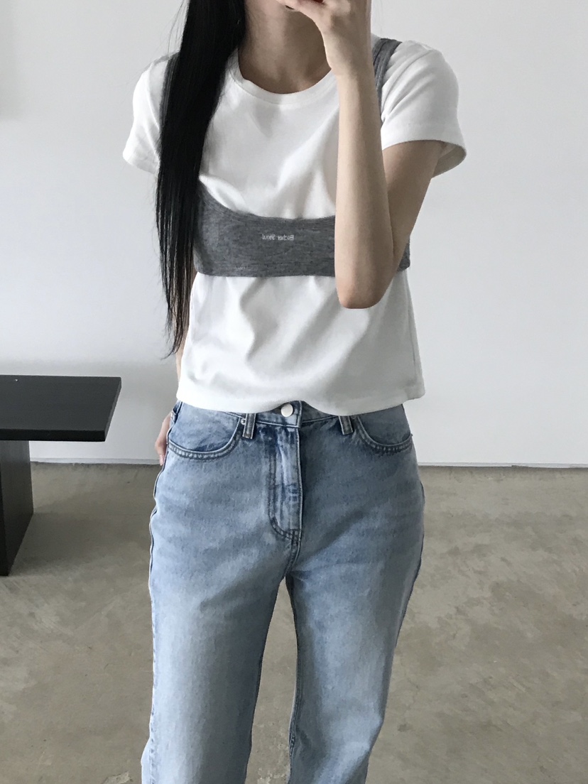 ESCHER韓國直郵東大門代購女裝新品時尚熱賣25春夏吊帶背心ESCHER吊帶/背心