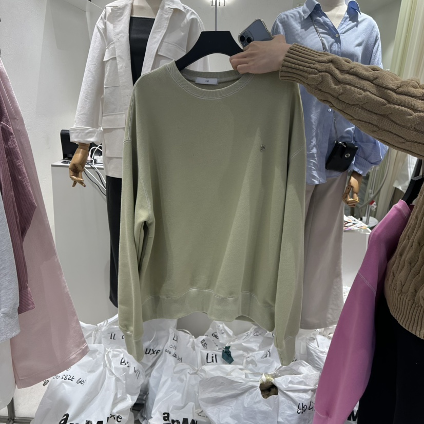 LIL韓國直郵東大門代購女裝新款時尚推薦真品人氣休閑25春夏衛衣LIL衛衣圖色3