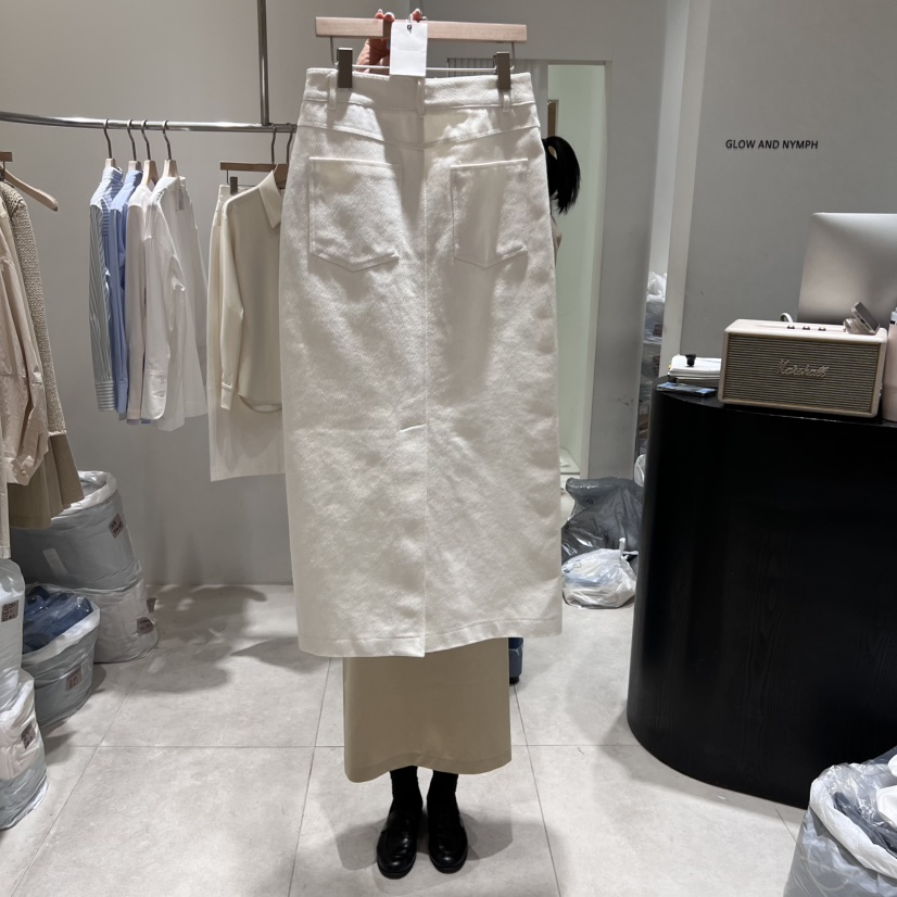 GLOW AND NYMPH韓國直郵東大門代購女裝新款人氣半身裙中短裙GLOW AND NYMPH半身裙/中短裙