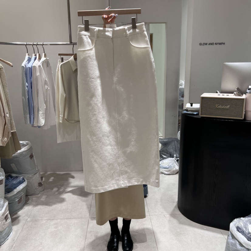 GLOW AND NYMPH韓國直郵東大門代購女裝新款人氣半身裙中短裙GLOW AND NYMPH半身裙/中短裙圖色1