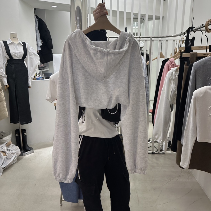VENEFIT韓國直郵東大門實拍女裝新品職業時尚人氣25春夏衛衣兜帽VENEFIT/JENNIE衛衣