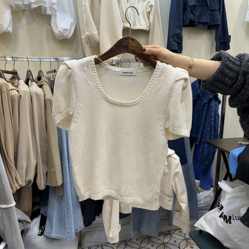 BAMBOLINA韓國直郵東大門實拍女裝新款推薦職業針織衫可愛的BAMBOLINA針織衫圖色3