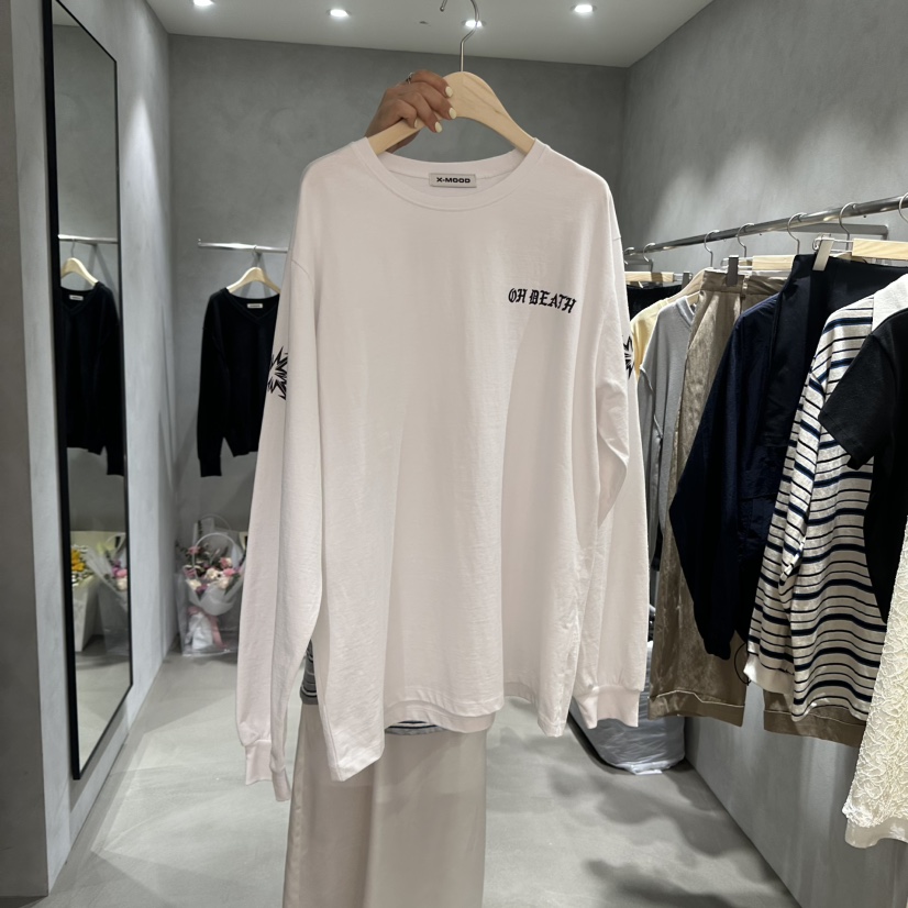 X-MOOD韓國直郵女裝新款休閑推薦25春夏時尚熱賣職業真品衛衣X-MOOD衛衣圖色1