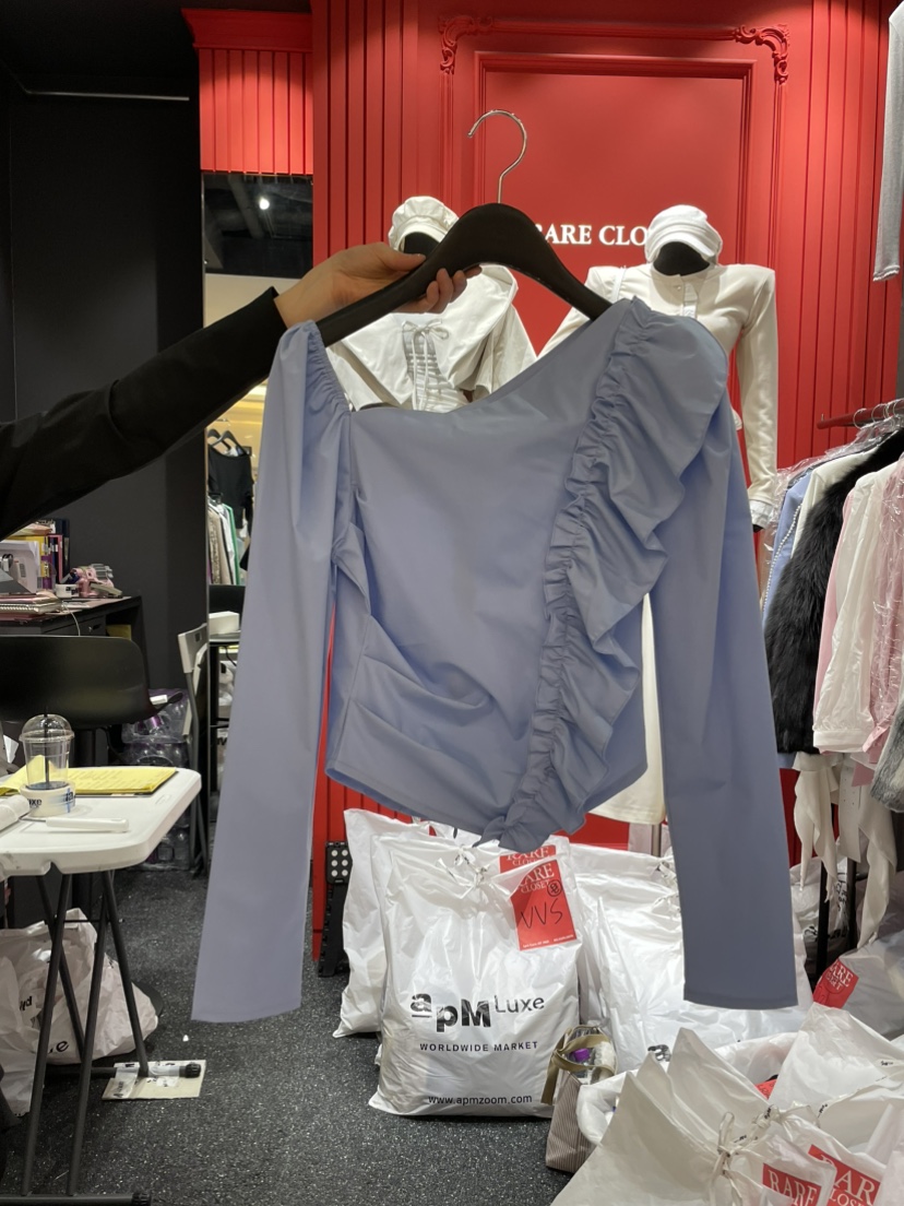 RARE CLOSET韓國直郵東大門實拍女裝新款25春夏襯衫蕾絲衫RARE CLOSET襯衫/蕾絲衫圖色3