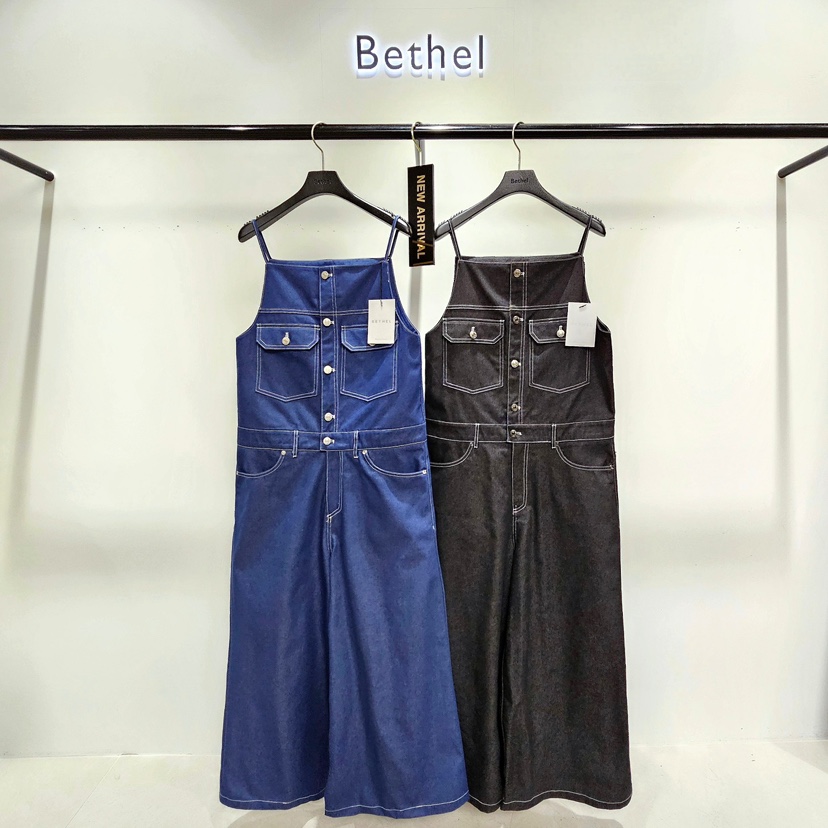 BETHEL直郵韓國代購女裝新款休閑人氣推薦時尚25春夏連體褲BETHEL連體褲