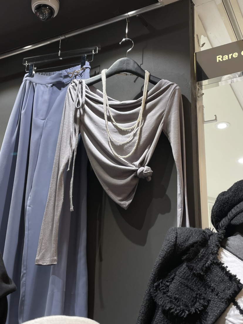 RARE CLOSET韓國直郵女裝新品休閑職業時尚25春夏人氣長袖T恤RARE CLOSET長袖T恤圖色2
