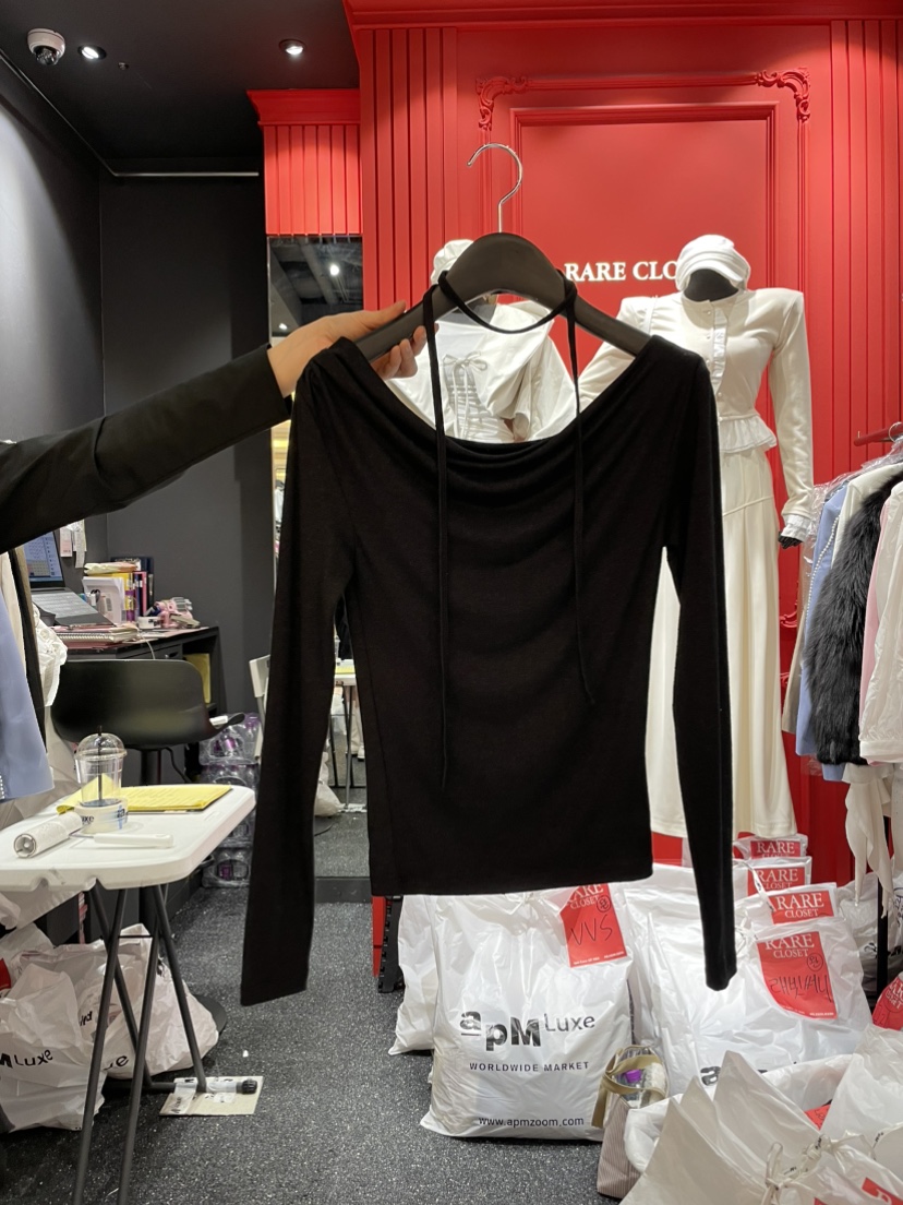 RARE CLOSET韓國直郵女裝新品休閑職業時尚25春夏人氣長袖T恤RARE CLOSET長袖T恤圖色3