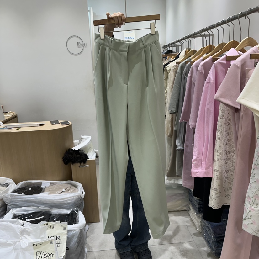 EN.U韓國直郵女裝新品休閑真品人氣25春夏熱賣推薦職業休閑褲EN.U休閑褲圖色2