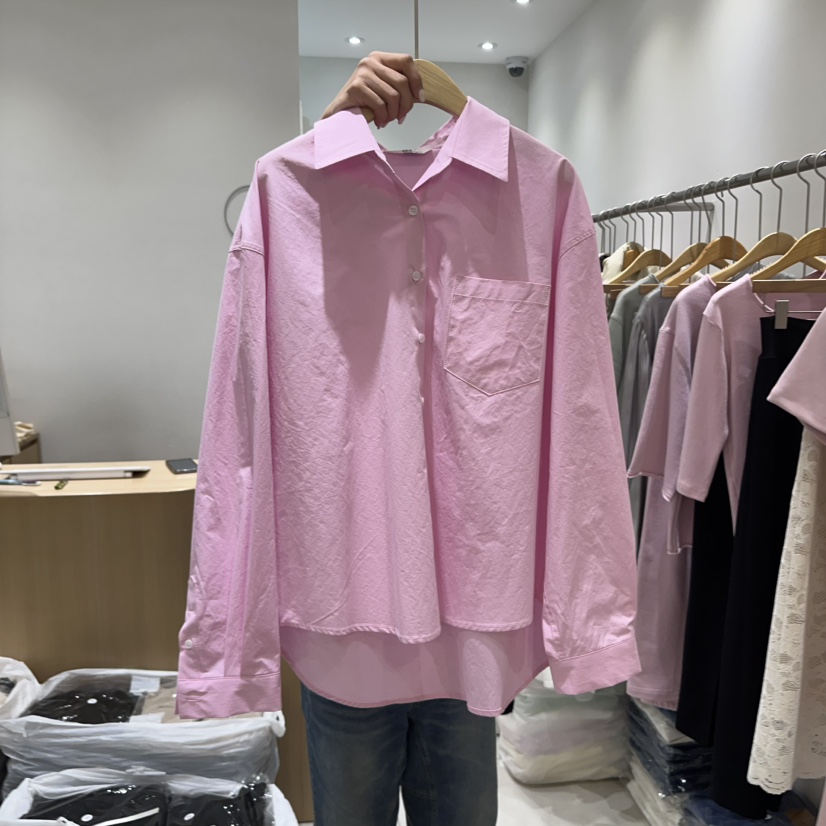 EN.U韓國直郵東大門實拍女裝新款時尚人氣休閑真品襯衫蕾絲衫EN.U襯衫/蕾絲衫