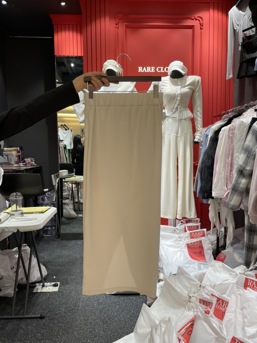 RARE CLOSET韓國直郵女裝新款真品25春夏推薦時尚休閑長裙RARE CLOSET長裙