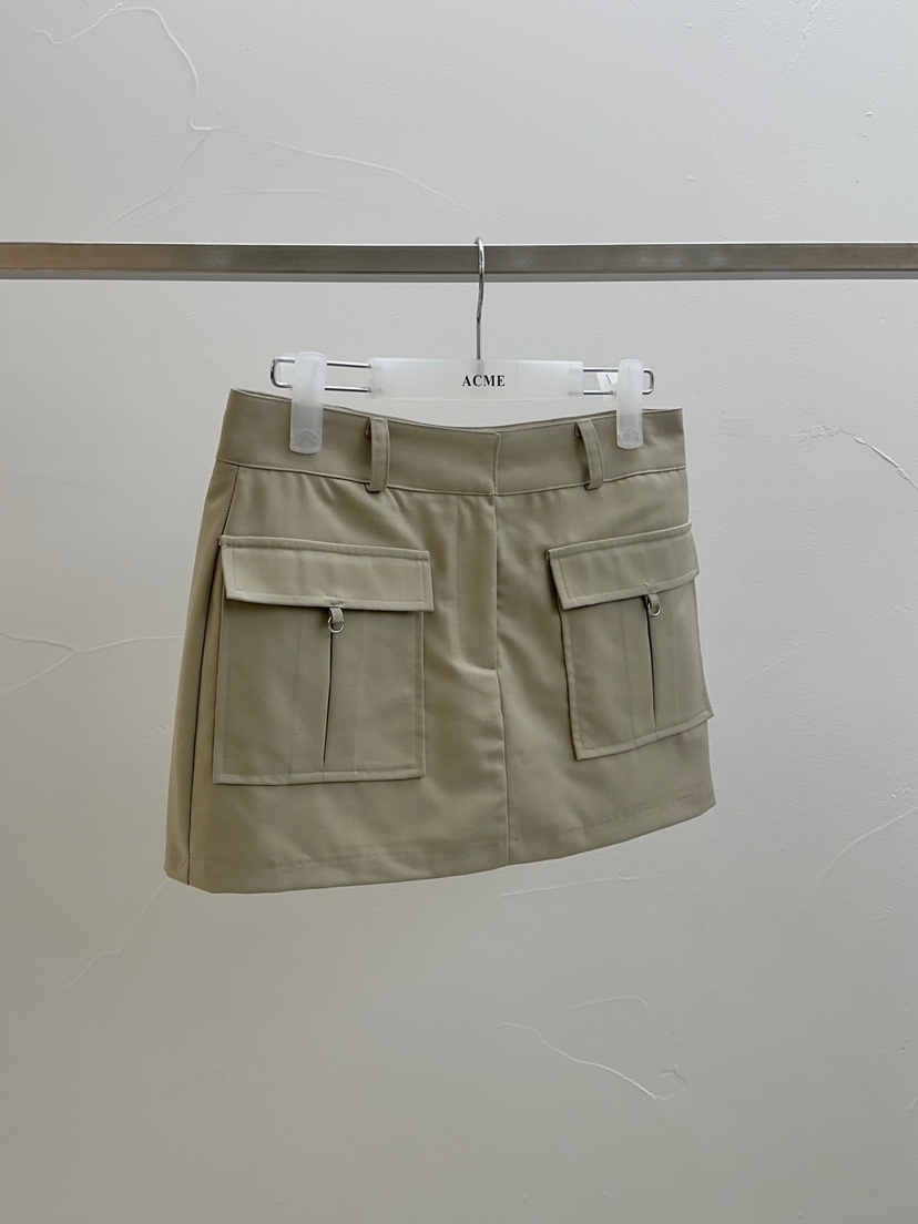 ACME韓國直郵女裝新款職業休閑推薦真品25春夏時尚裙褲口袋ACME裙褲圖色1