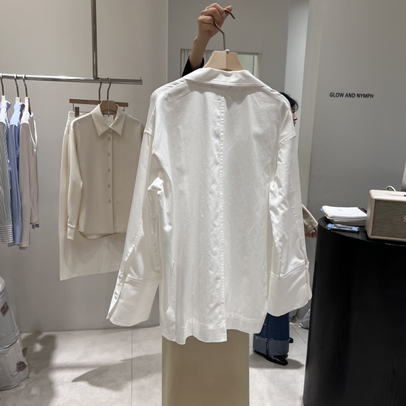 GLOW AND NYMPH韓國直郵東大門實拍女裝新品休閑襯衫蕾絲衫GLOW AND NYMPH襯衫/蕾絲衫