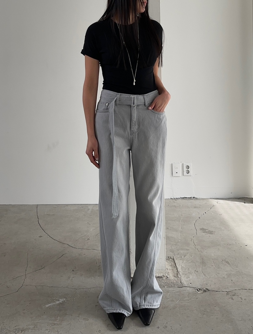 ACME直郵韓國代購女裝新品人氣25春夏職業時尚真品熱賣牛仔褲ACME牛仔褲