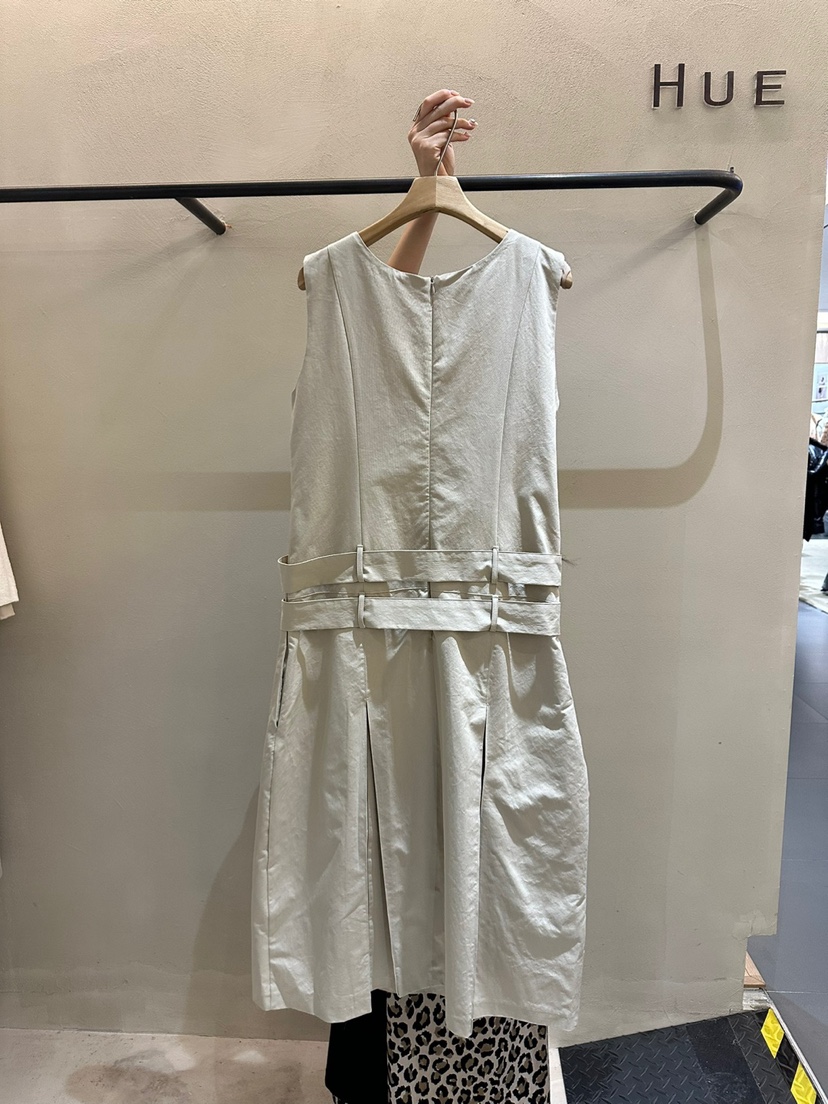ERIA韓國直郵東大門代購女裝新品真品職業熱賣25春夏連衣裙腰帶ERIA/HUE連衣裙