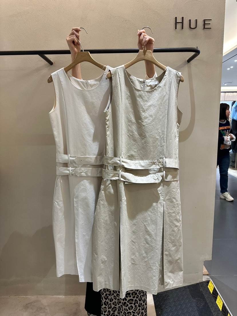 ERIA韓國直郵東大門代購女裝新品真品職業熱賣25春夏連衣裙腰帶ERIA/HUE連衣裙