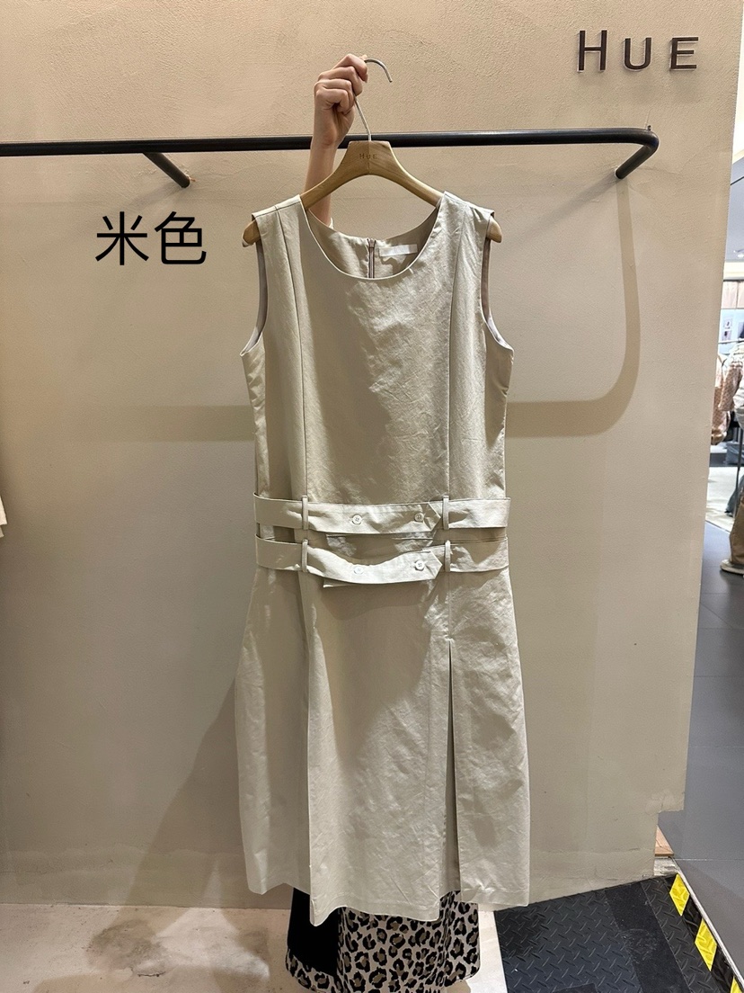 ERIA韓國直郵東大門代購女裝新品真品職業熱賣25春夏連衣裙腰帶ERIA/HUE連衣裙