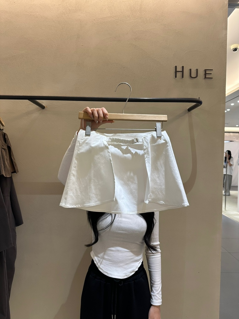 ERIA韓國直郵女裝新品25春夏休閑真品職業人氣時尚推薦短裙ERIA/HUE短裙