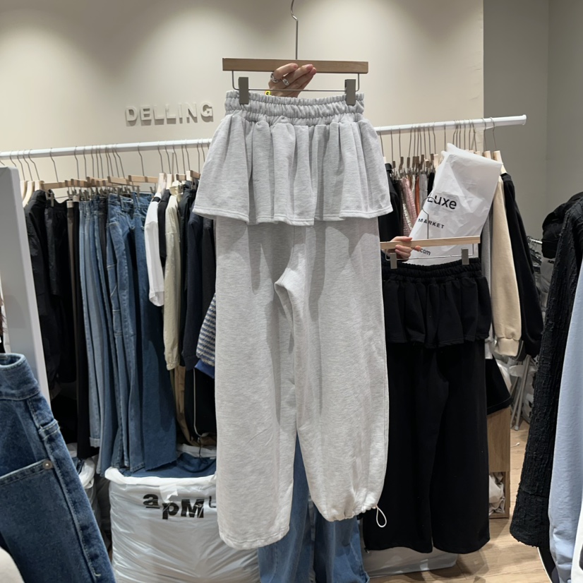 DELLING直郵韓國代購女裝新品休閑25春夏職業推薦時尚休閑褲DELLING休閑褲