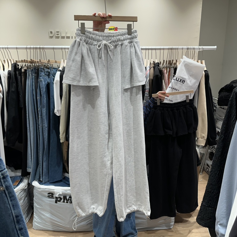 DELLING直郵韓國代購女裝新品休閑25春夏職業推薦時尚休閑褲DELLING休閑褲圖色1