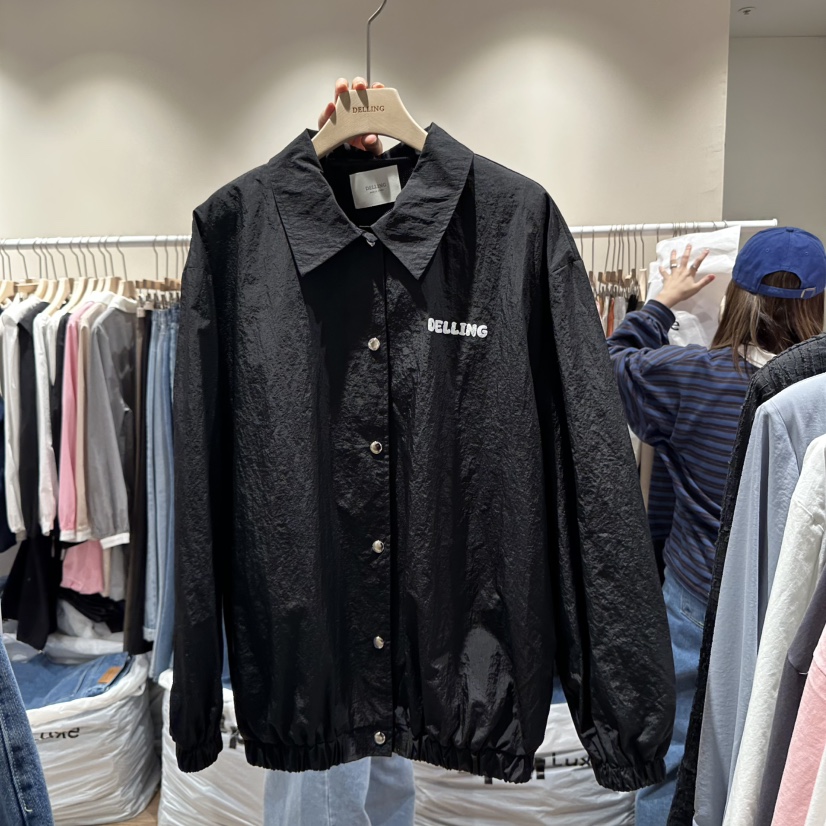 DELLING韓國直郵東大門實拍女裝新品時尚職業熱賣真品人氣夾克DELLING夾克圖色2