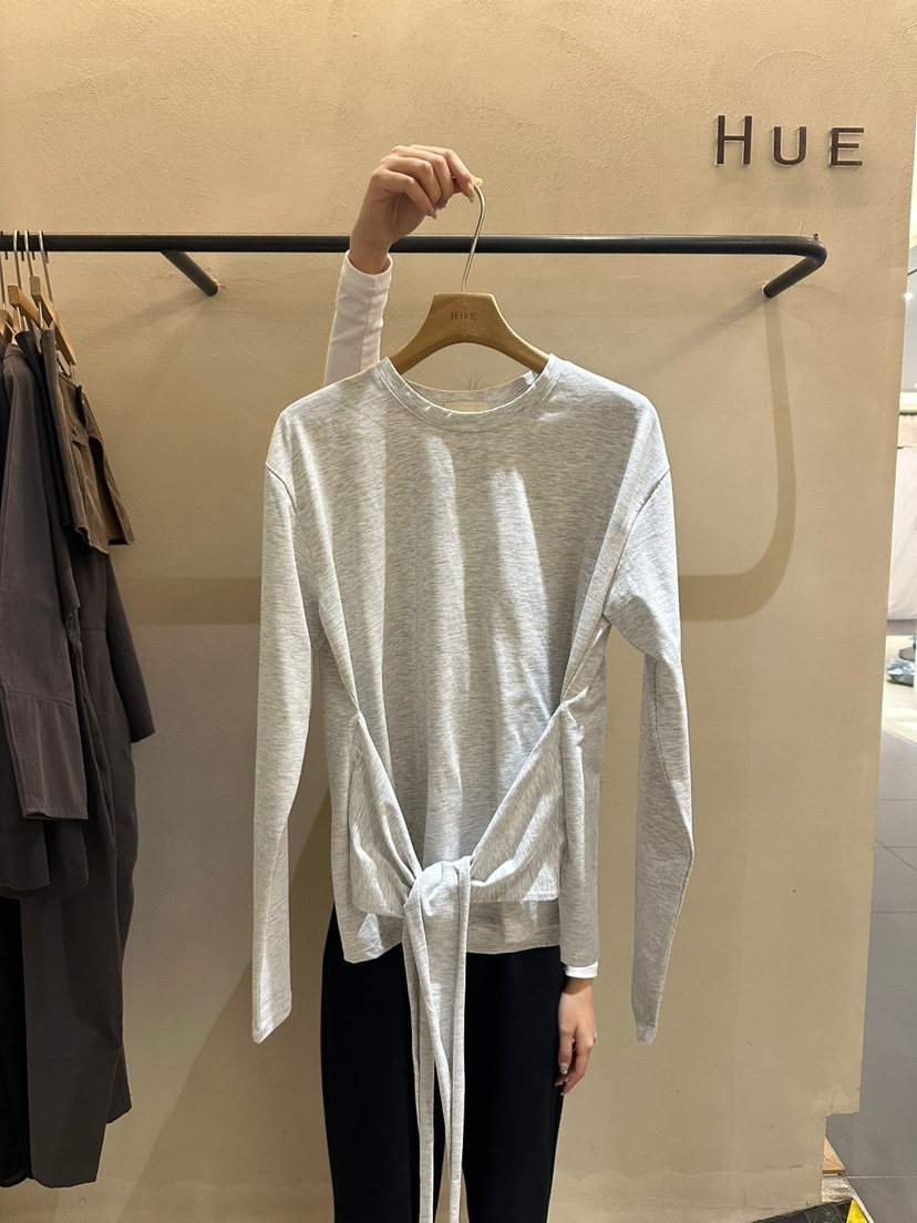 ERIA韓國直郵東大門代購女裝新款熱賣推薦人氣時尚25春夏長袖T恤ERIA/HUE長袖T恤