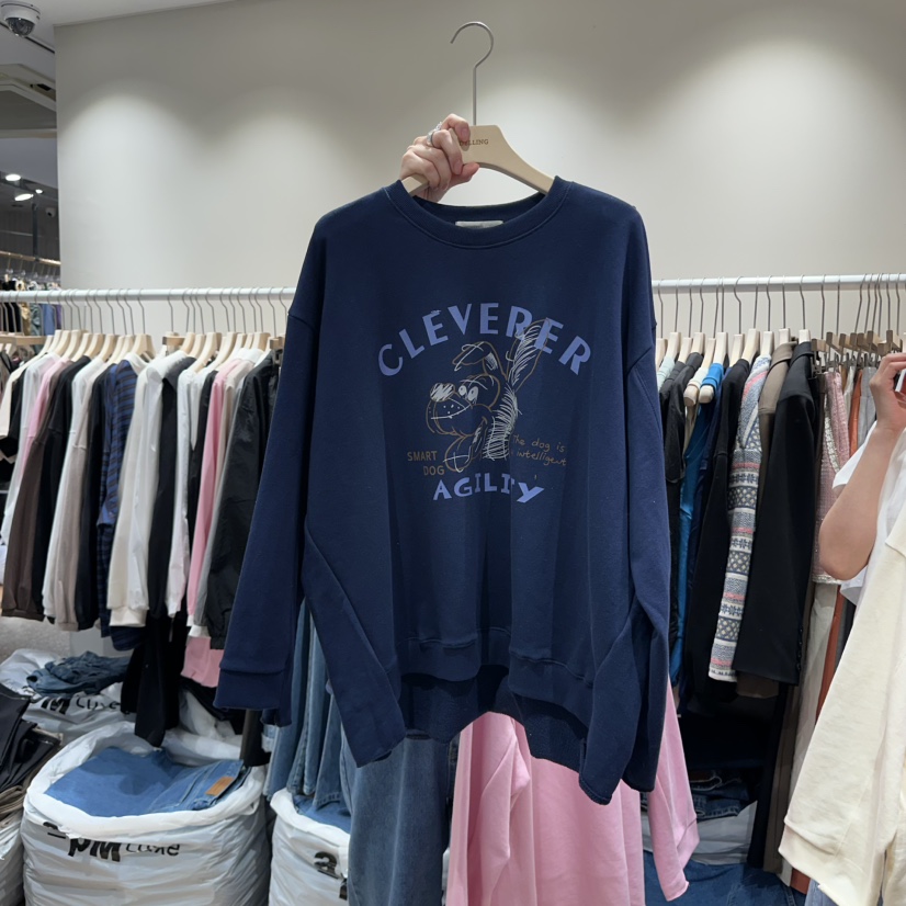 DELLING韓國直郵東大門代購女裝新款真品人氣時尚職業熱賣衛衣DELLING衛衣圖色3