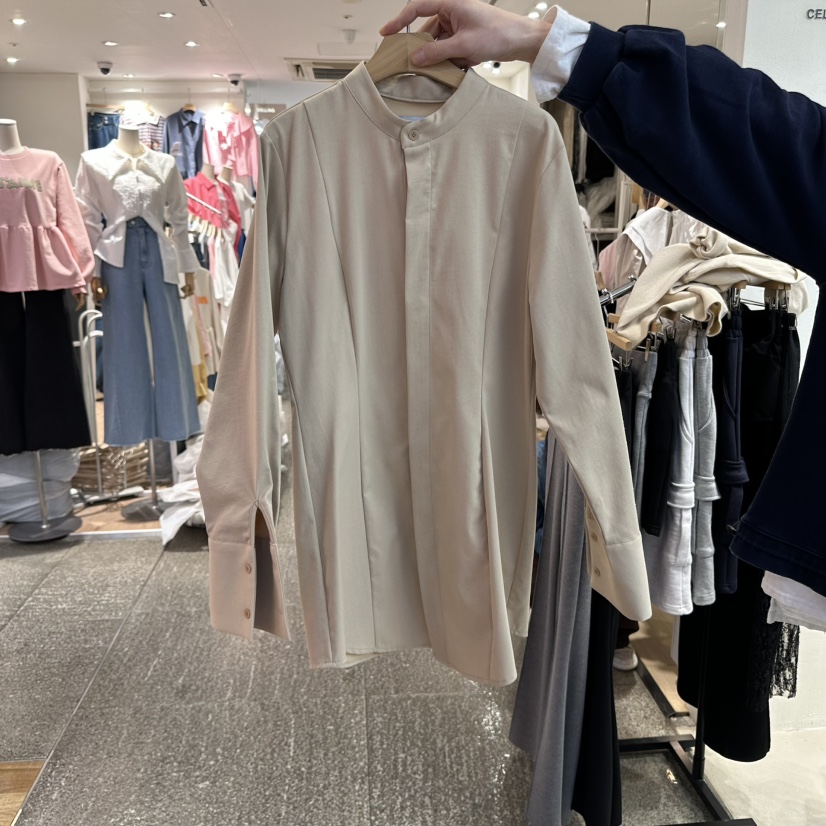 CELINA直郵韓國代購女裝新款時尚人氣推薦25春夏襯衫蕾絲衫CELI_NA襯衫/蕾絲衫圖色2