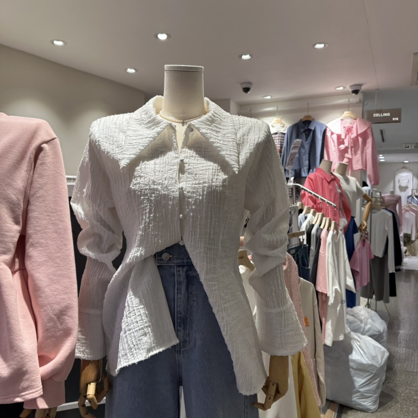 DELLING韓國直郵東大門代購女裝新款真品人氣推薦襯衫蕾絲衫DELLING襯衫/蕾絲衫圖色2