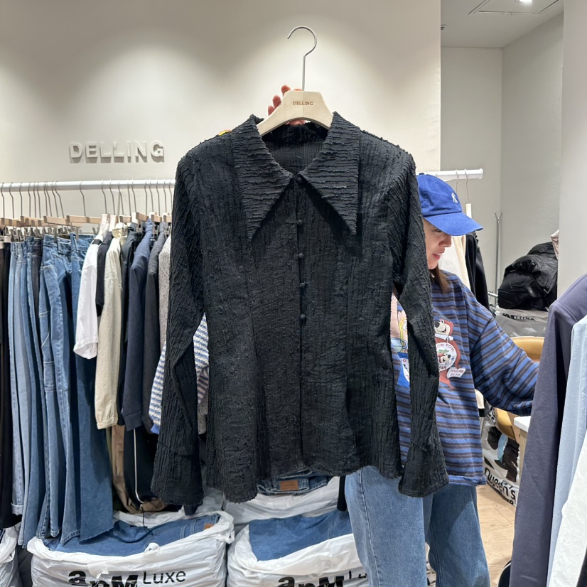 DELLING韓國直郵東大門代購女裝新款真品人氣推薦襯衫蕾絲衫DELLING襯衫/蕾絲衫圖色3