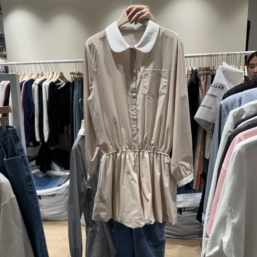 DELLING韓國直郵女裝新品人氣時尚25春夏真品推薦休閑連衣裙DELLING連衣裙圖色2