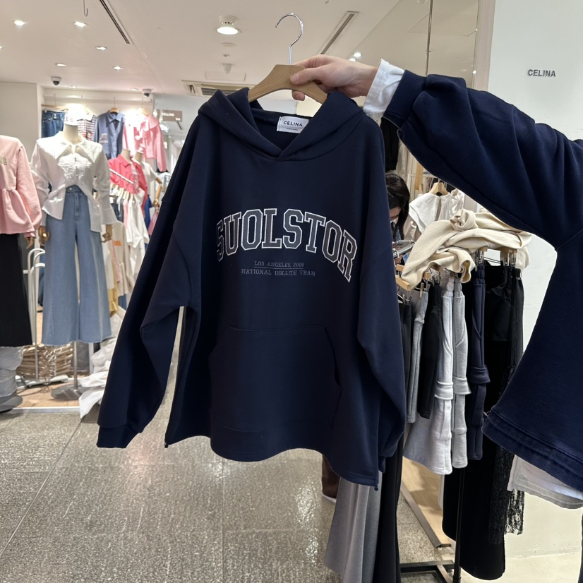 CELINA韓國直郵東大門代購女裝新品熱賣休閑人氣25春夏衛衣CELI_NA衛衣圖色3