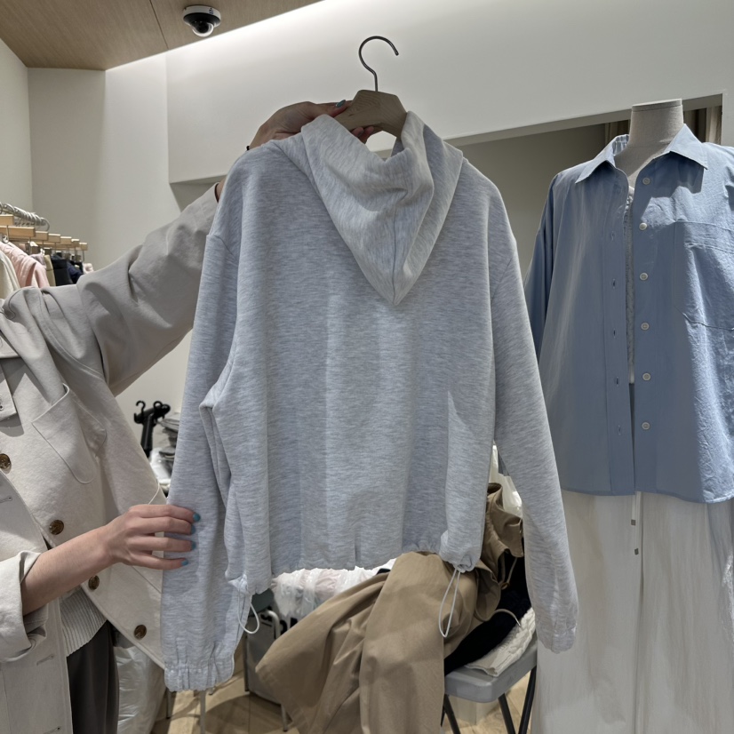 MARANT韓國直郵東大門代購女裝新品25春夏時尚衛衣拉鏈兜帽MARANT衛衣