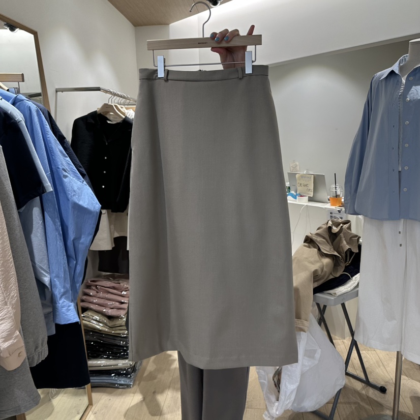 MARANT韓國直郵東大門實拍女裝新品熱賣25春夏職業時尚長裙MARANT長裙