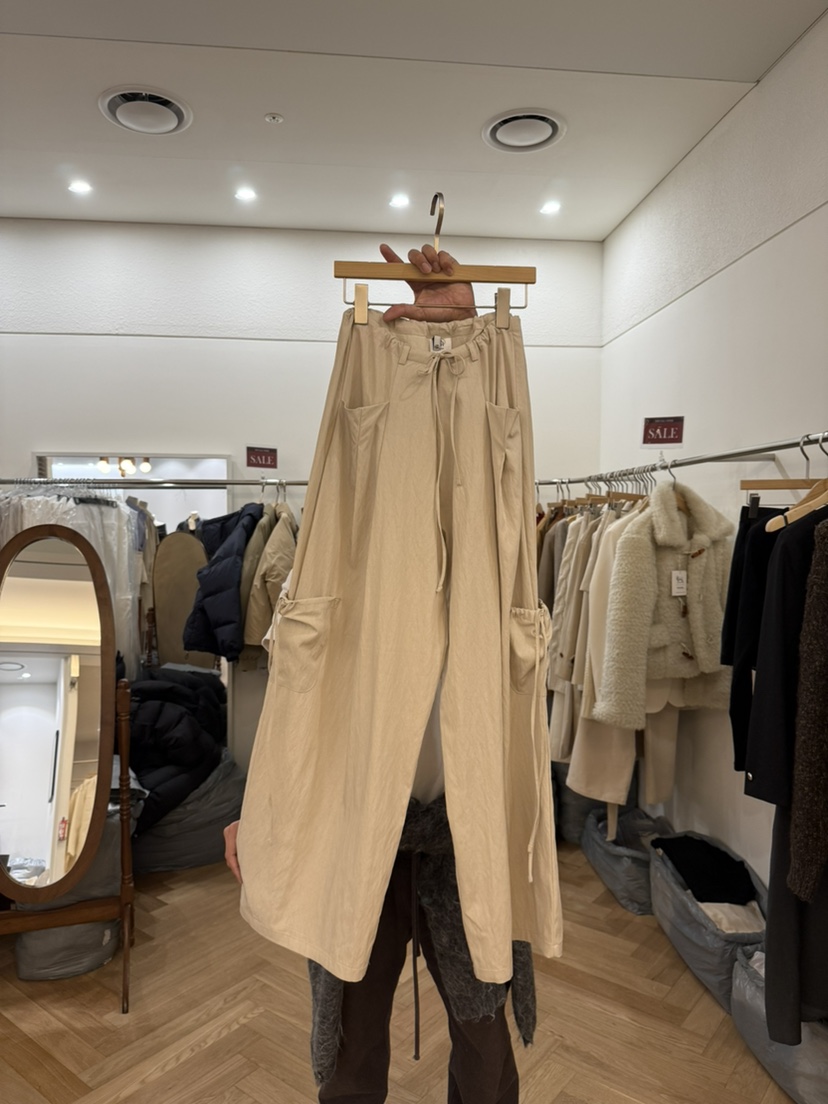 NOWHERE韓國直郵東大門實拍女裝新品人氣25春夏職業休閑休閑褲NOWHERE休閑褲