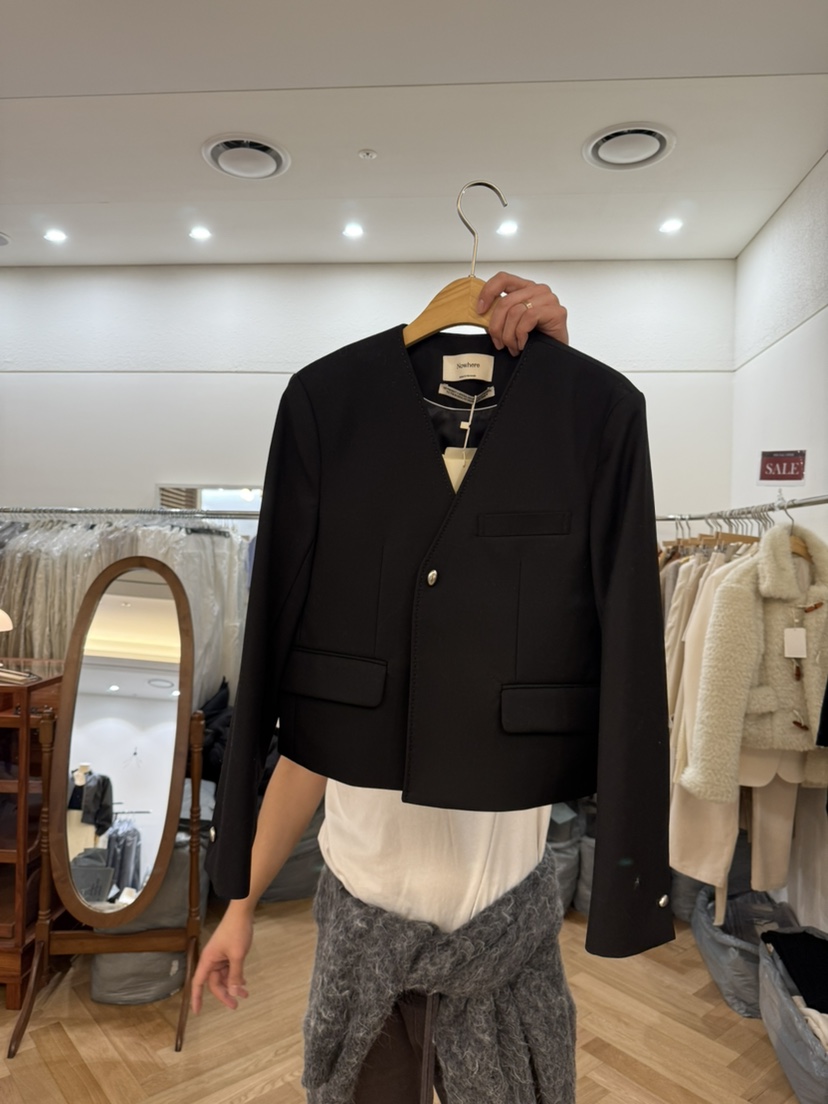 NOWHERE韓國直郵東大門代購女裝新品25春夏休閑推薦時尚夾克NOWHERE夾克圖色2