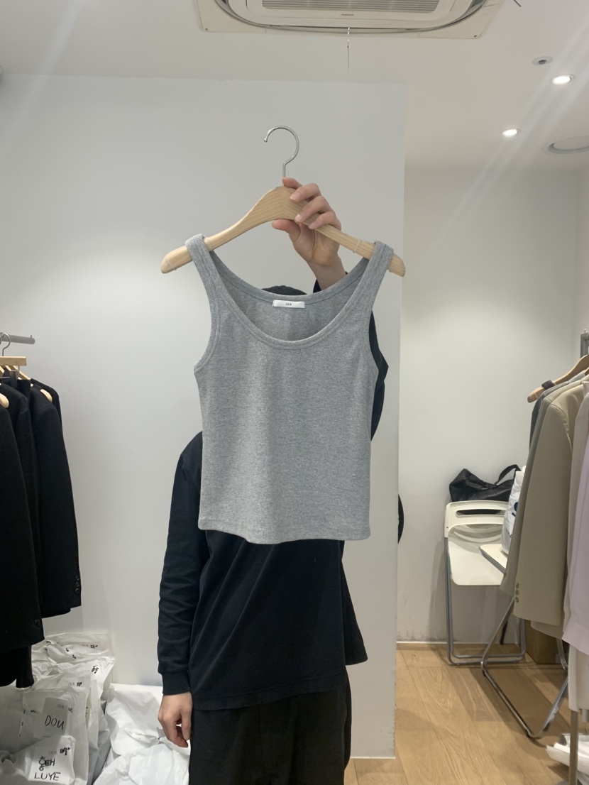 OUR-A直郵韓國代購女裝新品職業休閑推薦25春夏人氣吊帶背心OUR-A吊帶/背心圖色2