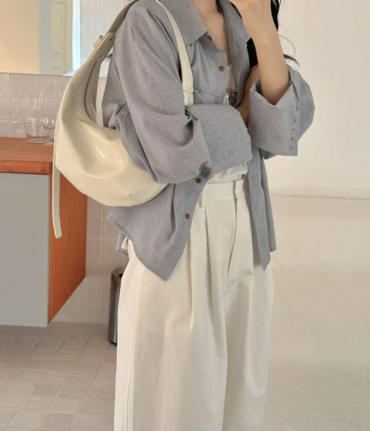 TROUVAILLE韓國直郵女裝新款休閑25春夏職業時尚推薦手提包TROUVAILLE手提包