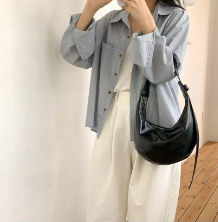 TROUVAILLE韓國直郵女裝新款休閑25春夏職業時尚推薦手提包TROUVAILLE手提包