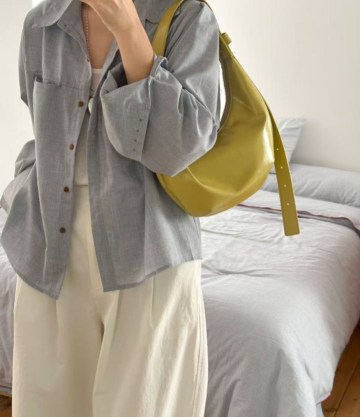 TROUVAILLE韓國直郵女裝新款休閑25春夏職業時尚推薦手提包TROUVAILLE手提包