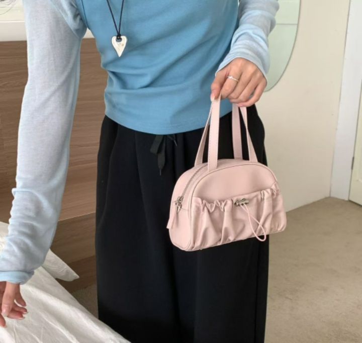 TROUVAILLE直郵韓國代購女裝新品熱賣人氣真品25春夏手提包口袋TROUVAILLE手提包