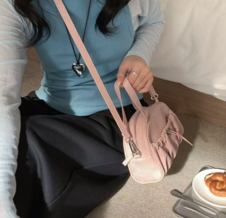 TROUVAILLE直郵韓國代購女裝新品熱賣人氣真品25春夏手提包口袋TROUVAILLE手提包