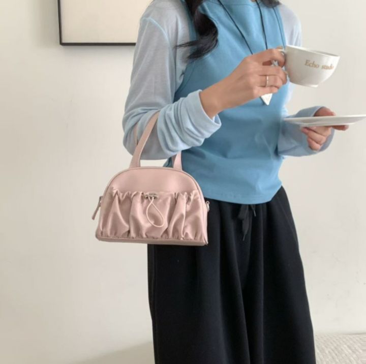 TROUVAILLE直郵韓國代購女裝新品熱賣人氣真品25春夏手提包口袋TROUVAILLE手提包