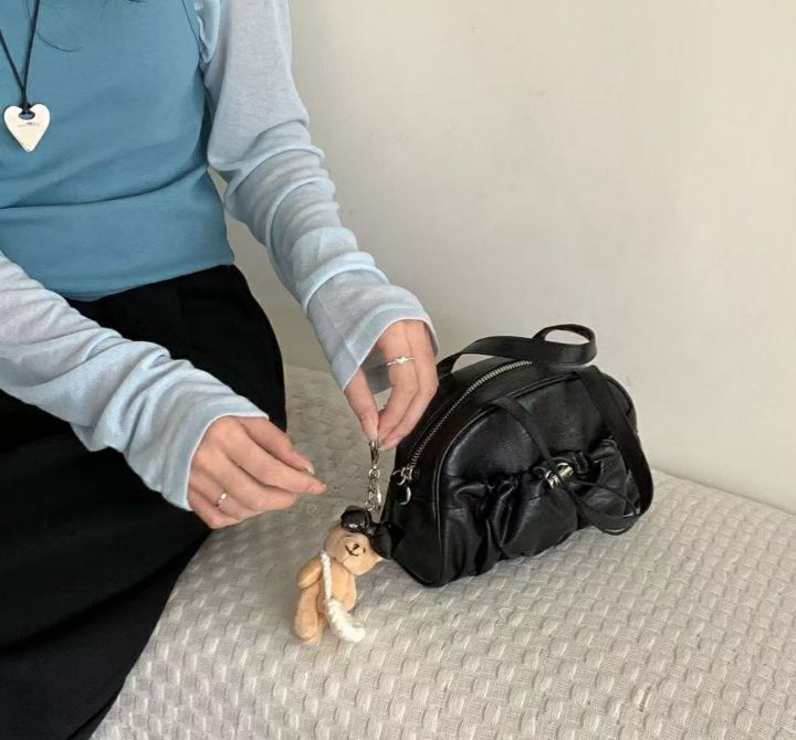 TROUVAILLE直郵韓國代購女裝新品熱賣人氣真品25春夏手提包口袋TROUVAILLE手提包