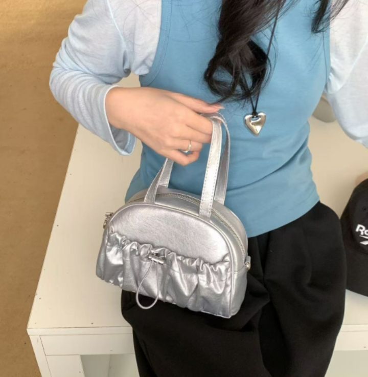 TROUVAILLE直郵韓國代購女裝新品熱賣人氣真品25春夏手提包口袋TROUVAILLE手提包