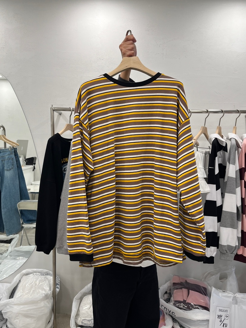 DELICATE直郵韓國代購女裝新品時尚25春夏人氣熱賣真品長袖T恤DELICATE長袖T恤