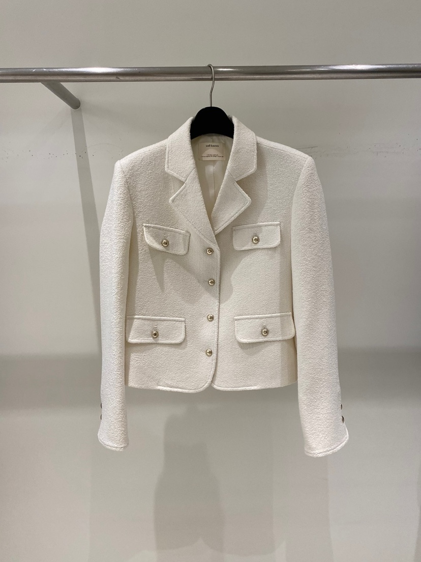 WELL KNOWN韓國直郵東大門代購女裝新款時尚25春夏夾克口袋BANEL夾克圖色1