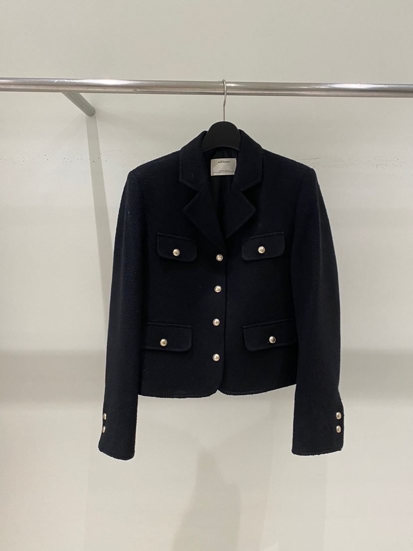 WELL KNOWN韓國直郵東大門代購女裝新款時尚25春夏夾克口袋BANEL夾克圖色2